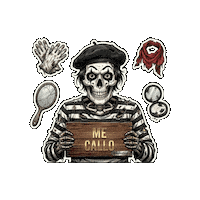 Skull Silence Sticker