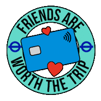Heart Friends Sticker by Transport for London