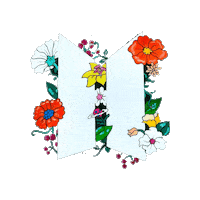 Canvases_and_lenses logo bts army bangtan Sticker