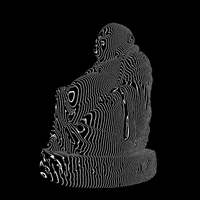 black and white art GIF by Kilavaish