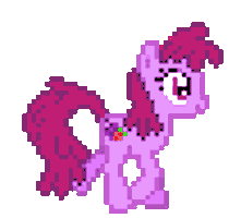 my little pony pixel STICKER