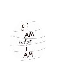 I Am What I Am Chicken Sticker by deinechristine