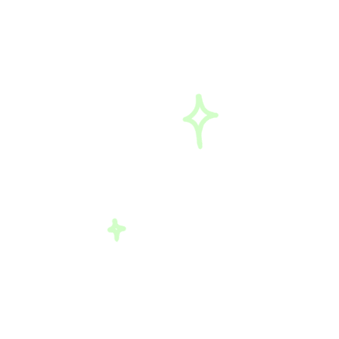 Light Green Star Sticker