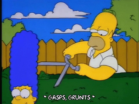 Scared Season 4 GIF by The Simpsons