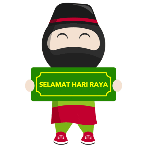 Raya Ryo Sticker by ninjavanmalaysia