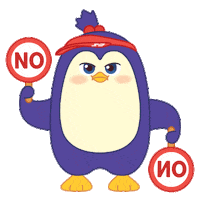 DOREMI_FRIENDS no penguin x reject Sticker