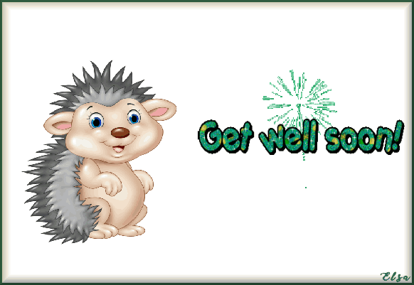 Get Well Soon Animated Card GIF