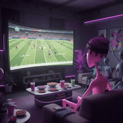 Soccer Goal GIF by Lonely Aliens