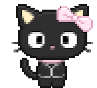 Black Cat Sticker