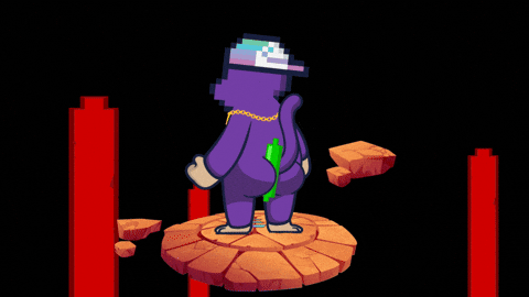 Levitating Green Bar GIF by BigBrains