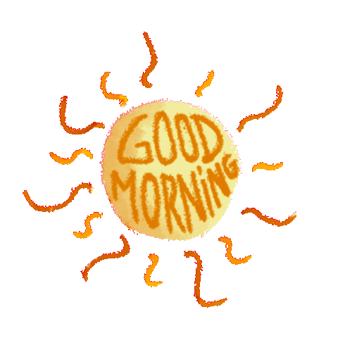 GiNart kawaii good morning sun sol Sticker