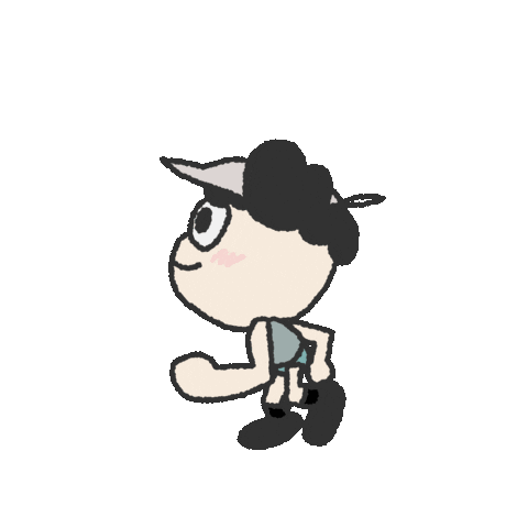Run Running Sticker