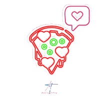 Pizza Love Sticker