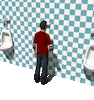 Art Peeing GIF by badblueprints