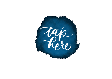 elisaillustrations blue here tap click Sticker