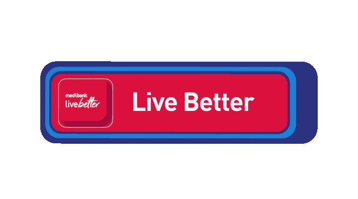 Medibank giphyupload live better medibank medibank live better Sticker