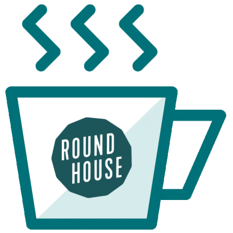 RoundhouseChng giphyupload coffee work coworking Sticker