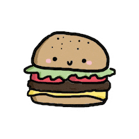 burger eat Sticker