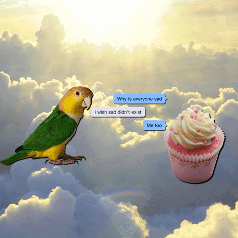 Sad Sky GIF by Anne Horel