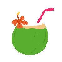Summer Drink Sticker