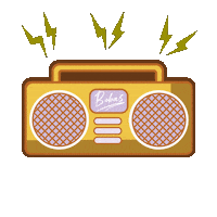 radio beat Sticker by Miles Films