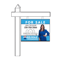 Grogan-Zeiger real estate realtor sold sold sign Sticker