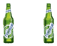 Friends Celebrate Sticker by Tuborg