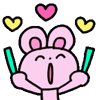 Cheer Up Rabbit Sticker