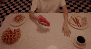 Happy Food Fight GIF by Su Lee