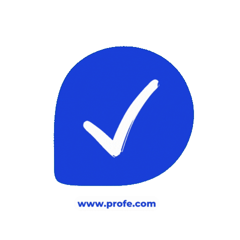Check Good Job Sticker by profe.com - Clases particulares