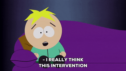 butters stotch couch GIF by South Park 
