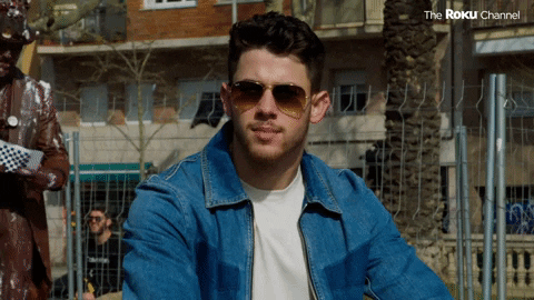Nick Jonas GIF by The Roku Channel