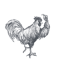 Coq Coqauvin Sticker by CG - CLUB of GENTS