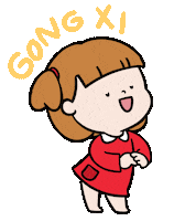 New Year Girl Sticker by Ai and Aiko