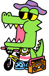 Cat Skate Sticker