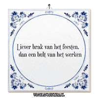 Ontspanning Spreuk Sticker by Tegelspreuken.nl
