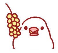 Eat Sticker by Dream Hugo