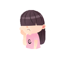 Sad Thinking Sticker