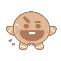 Bt21 Gingerbread Sticker