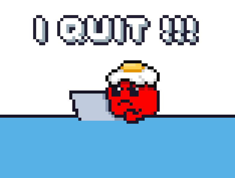 Frustrated Pixel Art Sticker by Potatozzz by 9GAG