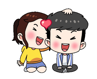 animation couple Sticker
