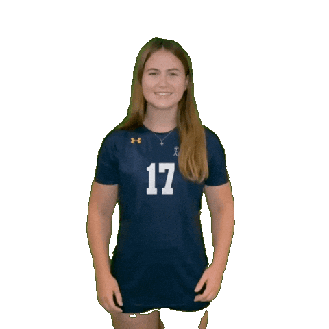 Womens Volleyball Sticker by Clarke University