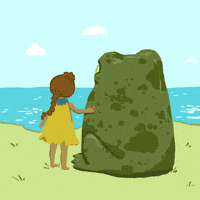 AbbyCali magic frog windy coast GIF