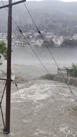 Deadly Floods Inundate Historic Indian Temple