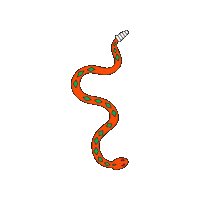 maevechocolate snake desert maeve maevechocolate Sticker