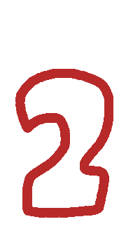 lifeissushi 2 number two 数字 Sticker