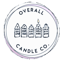 Overallcandleco candle flame cosy gezellig Sticker