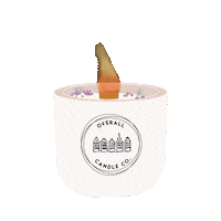 Overallcandleco candle flame cosy gezellig Sticker
