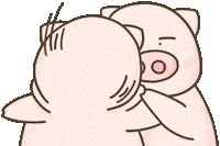 Couple Piggy Sticker