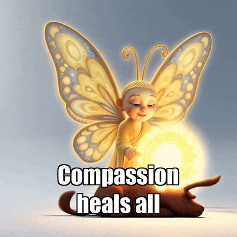 Empathy Compassion GIF by BuddhaFlyJourney